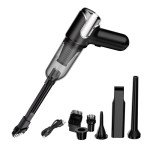 Портативний бездротовий пилосос 2 в 1 VacuMax для авто та дому, функція всмоктування та надування Портативний бездротовий пилосос 2 в 1 VacuMax для авто та дому, функція всмоктування та надування